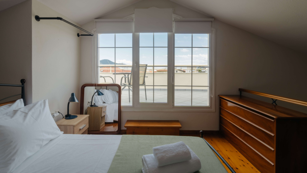 bedroom at Thassos House