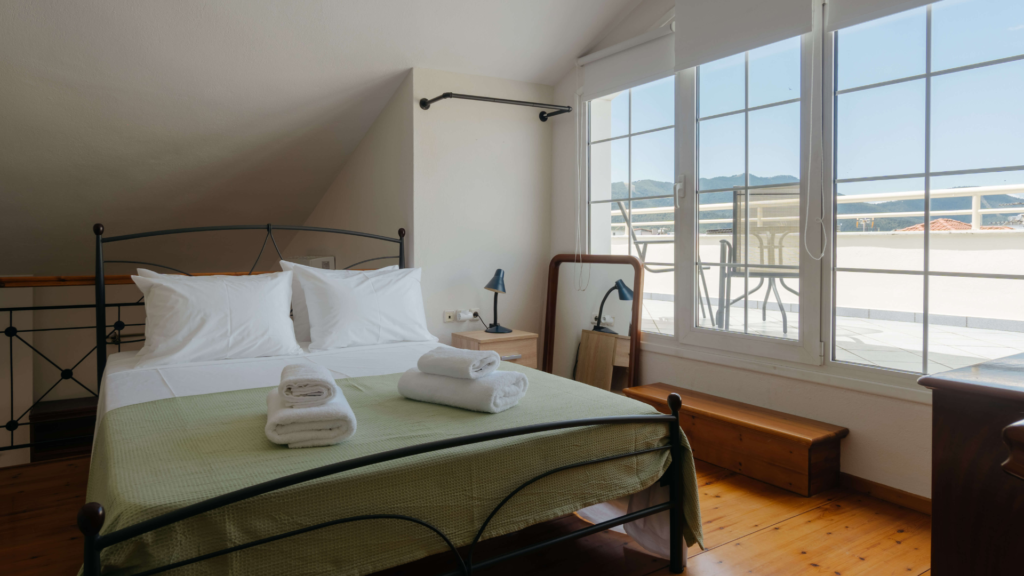 bedroom at Thassos House